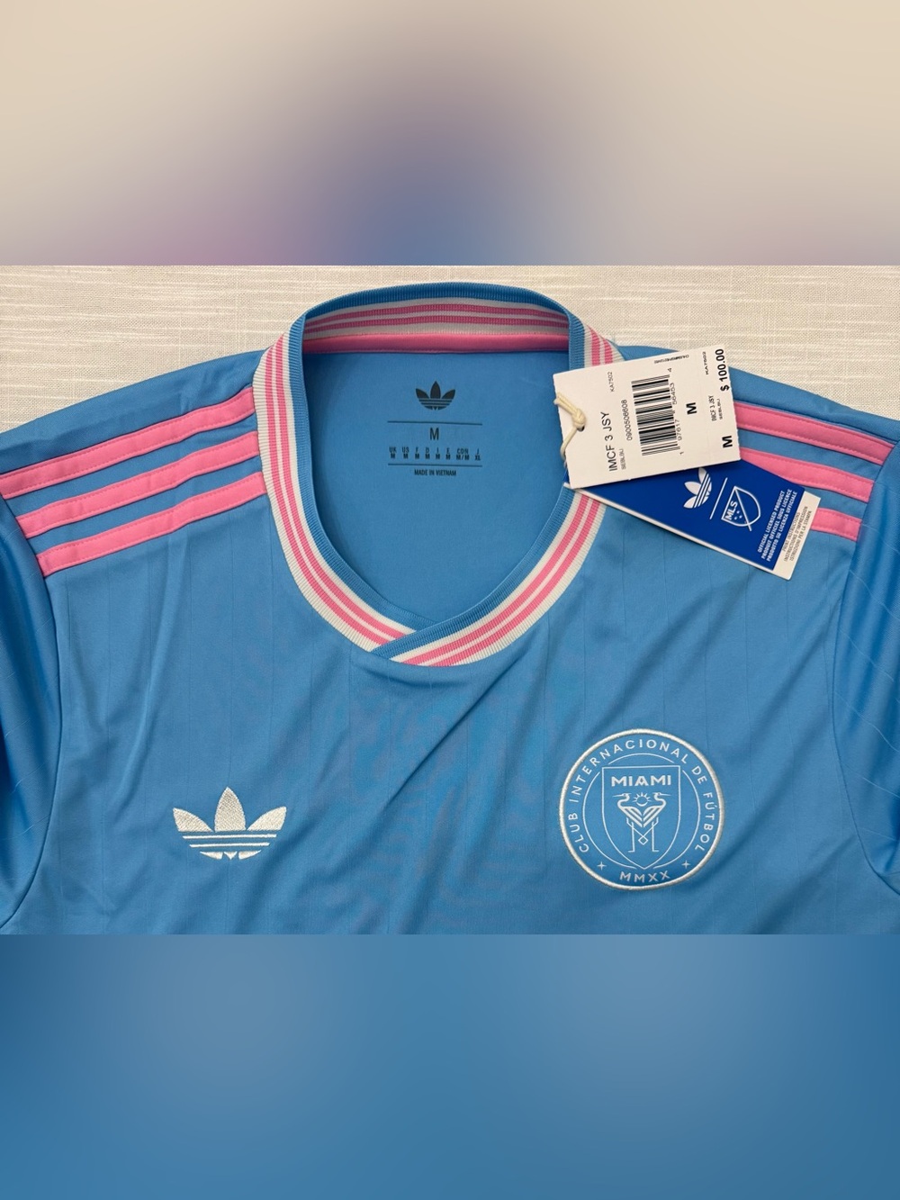 Adidas MLS INTER MIAMI CF 2025/2026 Third Soccer Jersey  KA7502 Men's M Original - Picture 3 of 11